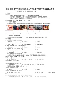 2022-2023学年广西玉林市兴业县八年级下学期期中英语试题及答案