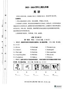 四川省成都市天府新区2023-2024学年九年级上学期期末英语试卷