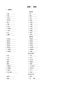 专题10.购物(词汇+句式+范文)-2024届中考英语作文复习素材