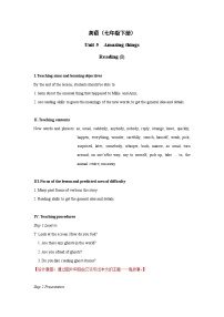 牛津译林版Reading教案设计