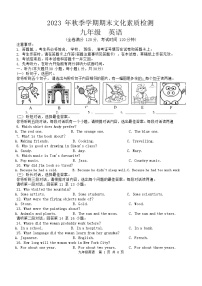 02，广西壮族自治区崇左市宁明县2023-2024学年九年级上学期1月期末英语试题