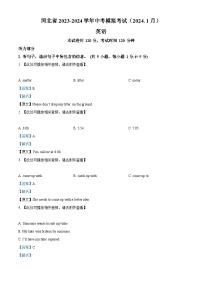 2024年河北省沧州市中考模拟英语试题（）