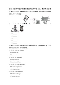 四川省达州市达川区2023-2024学年九年级上学期期末英语试卷