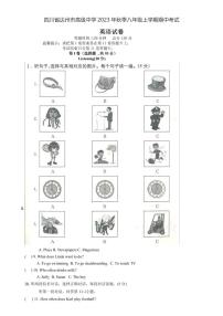 四川省达州市高级中学2023-2024学年八年级上学期期中考试英语试卷（PDF版，含答案，无听力原文及音频）.pdf四川省达州市高级中学2023-202