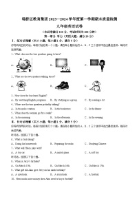 安徽省宿州市埇桥区2023-2024学年九年级上学期期末英语试题