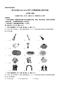 云南省临沧地区2023-2024学年九年级上学期期末考试英语试题（含答案）