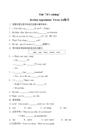 英语七年级下册Section A课后测评