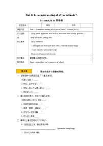 初中英语人教新目标 (Go for it) 版九年级全册Section A导学案