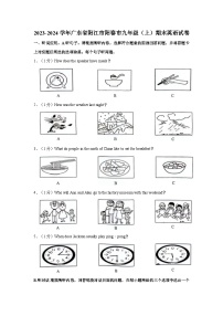 2023-2024学年广东省阳江市阳春市九年级上学期期末英语试卷（含答案）