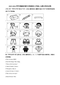 福建省福州市闽清县2023-2024学年七年级上学期期末英语试题（原卷版+解析版）