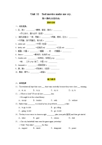 初中英语人教新目标 (Go for it) 版九年级全册Unit 11 Sad movies make me cry.Section B精品作业课件ppt