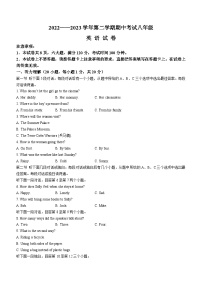 河南省洛阳市嵩县2022-2023学年八年级下学期期中英语试题