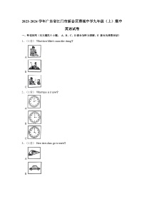 2023-2024学年广东省江门市新会区葵城中学九年级（上）期中英语试卷