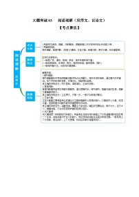 中考英语二轮复习之小题必刷+大题突破大题突破03   阅读理解（应用文、议论文）（含解析）