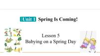 初中冀教版Lesson 5 Babysitting on a Spring Day教课ppt课件