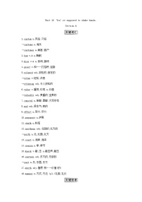 人教新目标 (Go for it) 版九年级全册Unit 10 You’re supposed to shake hands.综合与测试导学案