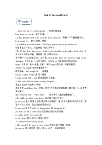 初中英语人教新目标 (Go for it) 版九年级全册Section B学案