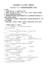 2024年黑龙江省哈尔滨市第六十九中学校中考二模英语试题