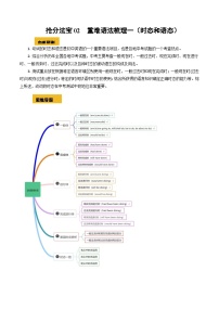 冲刺法宝02-重难语法梳理一（时态和语态）-2024年中考英语三轮冲刺复习（全国通用）