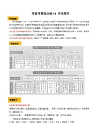 考前冲刺冲刺练04-语法填空-2024年中考英语三轮冲刺复习（全国通用）