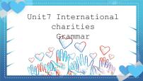 牛津译林版八年级下册Unit 7 International CharitiesGrammar备课课件ppt