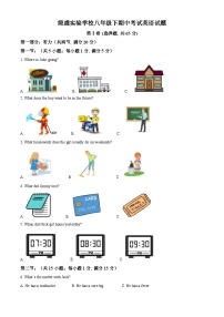 四川省自贡市高新区绿盛教育集团六校2023-2024学年八年级下学期期中联考英语试题（原卷版+解析版）