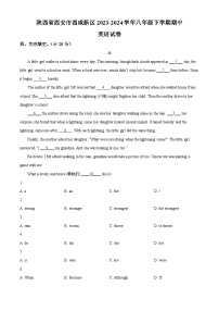 陕西省西安市西咸新区2023-2024学年八年级下学期期中英语试题（原卷版+解析版）