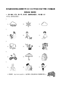 17，贵州省黔东南州榕江县朗洞中学2023-2024学年九年级下学期2月质量监测英语试卷