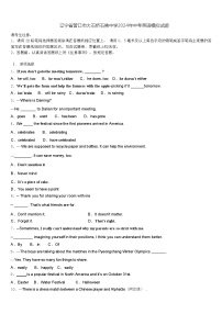 辽宁省营口市大石桥石佛中学2024年中考英语模拟试题（含答案）