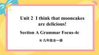 初中英语人教新目标 (Go for it) 版九年级全册Unit 2 I think that mooncakes are delicious!Section A授课ppt课件