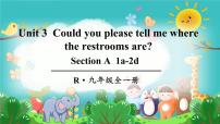 初中人教新目标 (Go for it) 版Unit 3 Could you please tell me where the restrooms are?Section A评课ppt课件