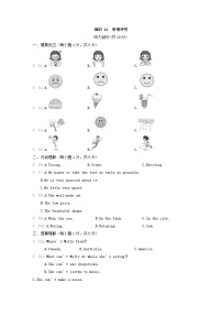 初中英语人教新目标 (Go for it) 版九年级全册Unit 11 Sad movies make me cry.综合与测试练习题