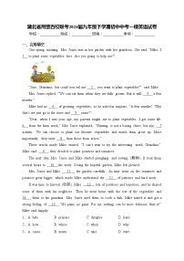 湖北省荆楚百校联考2024届九年级下学期初中中考一模英语试卷(含答案)