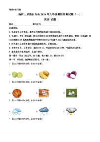 2024年贵州省铜仁市沿河土家族自治县中考一模英语试题（原卷版+解析版）