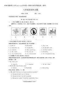 海南省琼海市嘉积第三中学2023-2024学年上学期九年级期末考试英语试题