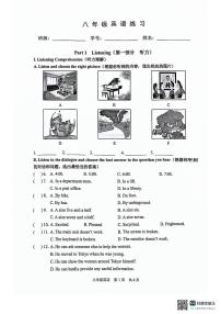 上海市浦东新区部分学校2023-2024学年下学期八年级5月月考英语试题