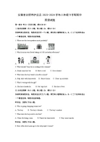 英语：安徽省合肥市庐江县2023-2024学年八年级下学期期中试题（解析版）