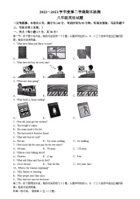 江苏省徐州市沛县2022-2023学年八年级下学期期末英语试题