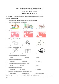 江苏省盐城市射阳实验初级中学2023-2024学年七年级下学期巩固练习(6月月考)英语试题