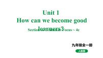 英语九年级全册Unit 1 How can we become good learners.Section A教学ppt课件