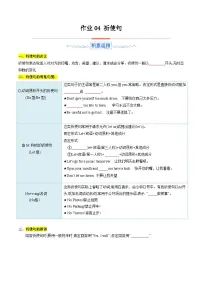 【暑假分层作业】2024年七年级英语暑假培优练(人教版)-暑假作业04 祈使句(原卷版+解析版)