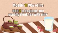 初中英语外研版 (新标准)八年级上册Unit 2 In England, you usually drink tea with milk.课文课件ppt