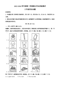 山东省菏泽市成武县2023-2024学年八年级下学期期末英语试题（解析版）