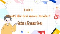 人教新目标 (Go for it) 版八年级上册Unit 4 What’s the best movie theater?Section A课文课件ppt