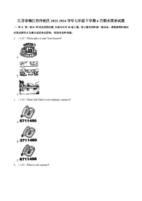 江苏省镇江市丹徒区2023-2024学年七年级下学期6月期末英语试题（含答案）