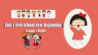 初中英语冀教版（2024）七年级上册Unit 1 New schoolnew beginning!Lesson 1 Hello !一等奖ppt课件