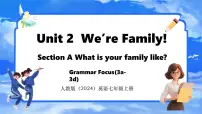 初中英语人教版（2024）七年级上册Section A备课ppt课件