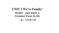 英语七年级上册UnitUnit 2 We're Family!Section A课前预习课件ppt