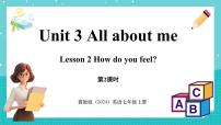 初中英语冀教版（2024）七年级上册Lesson 2 How do you feel?教学课件ppt