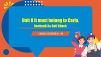 英语九年级全册Unit 8 It must belong to Carla.Section B完整版作业ppt课件